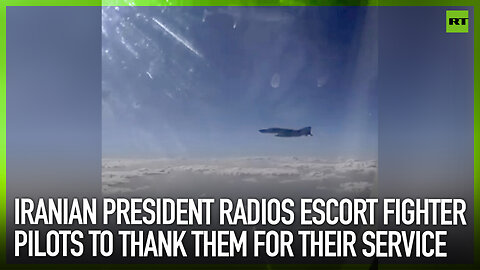 Iranian president radios escort fighter pilots to thank them for their service