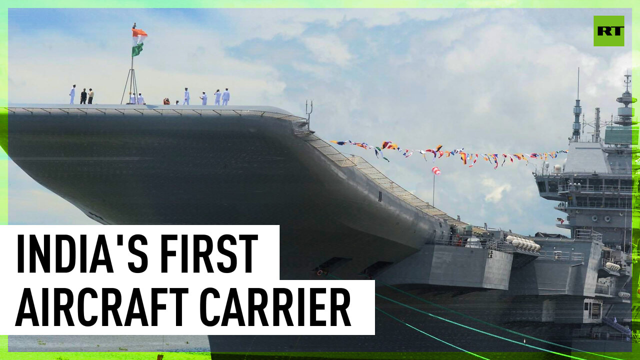 India launches first home-built aircraft carrier