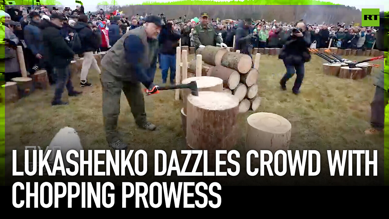 Lukashenko dazzles crowd with chopping prowess