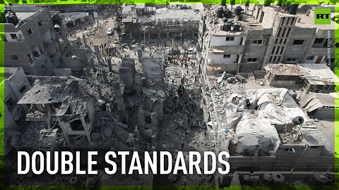 West condemns Iranian strikes while ignoring 40,000+ Gazans killed by Israel
