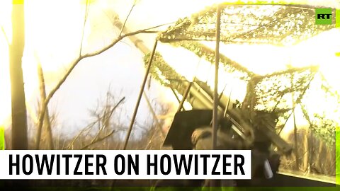 'Msta-B' howitzers target Ukrainian counterparts