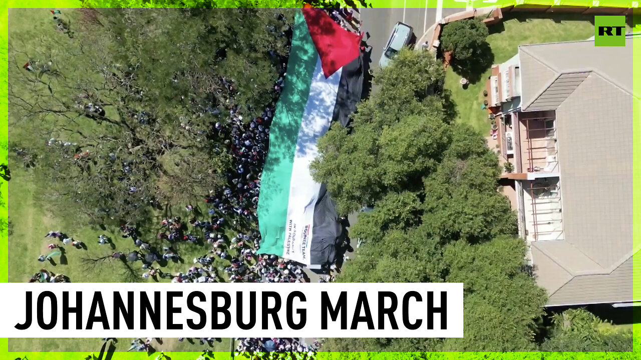 Johannesburg holds pro-Palestine march