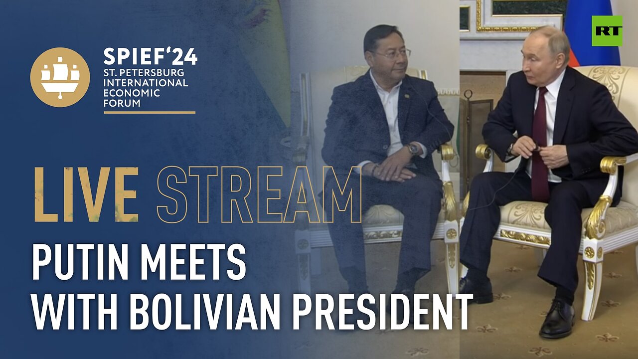 Putin meets with Bolivian leader Luis Arce at SPIEF business forum