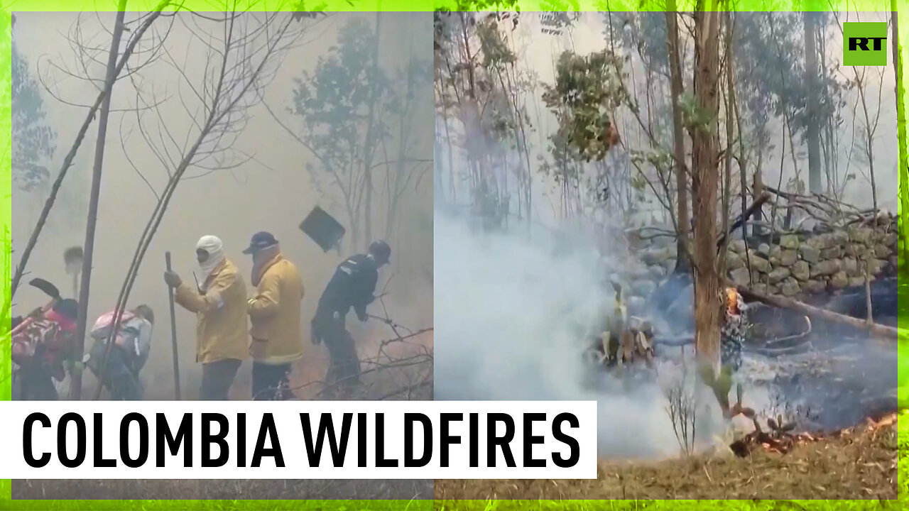 Wildfires spread near Bogota