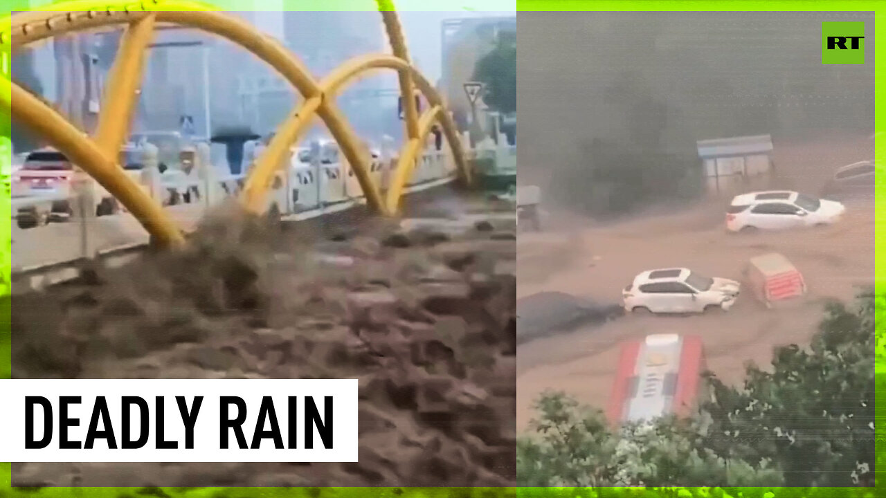 River of cars fills Beijing streets amid deadly flooding