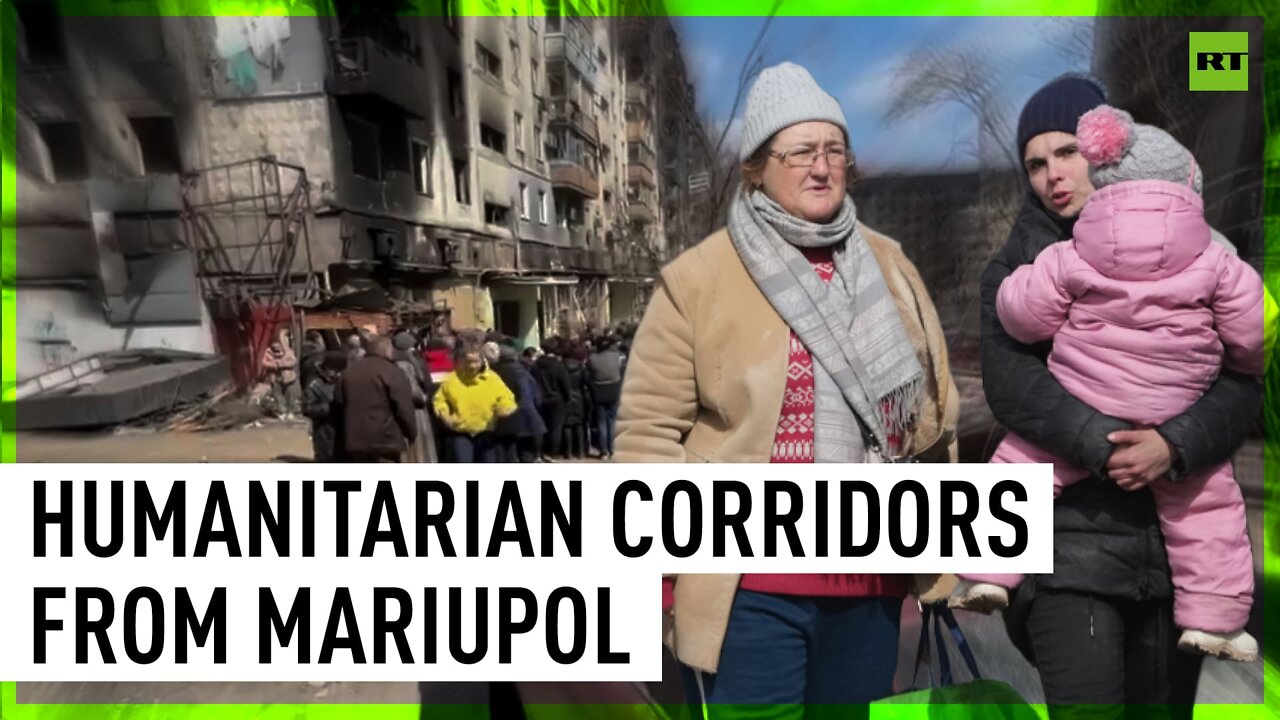 Humanitarian corridors from besieged Mariupol opened despite threats