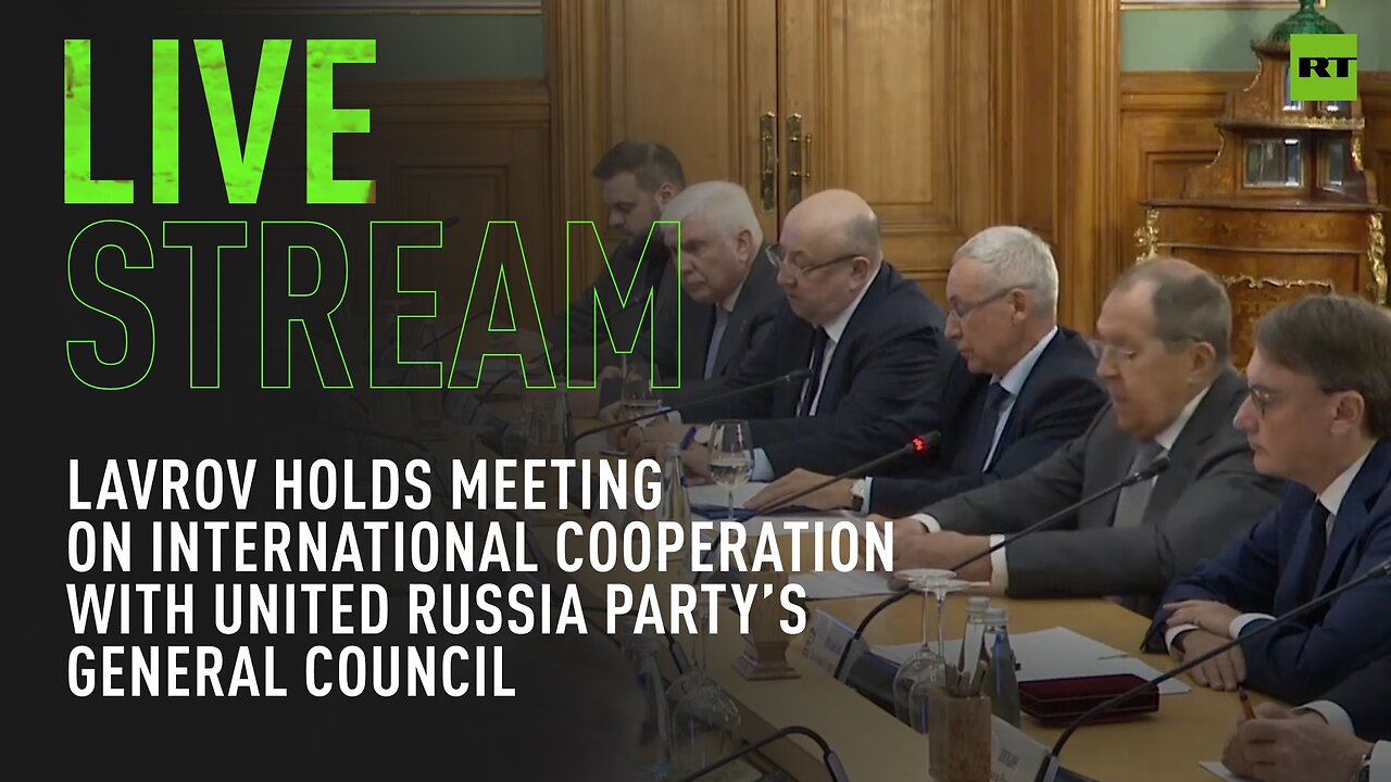 Lavrov holds meeting on international cooperation with United Russia Party’s General Council