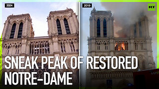 Sneak peak of restored Notre-Dame