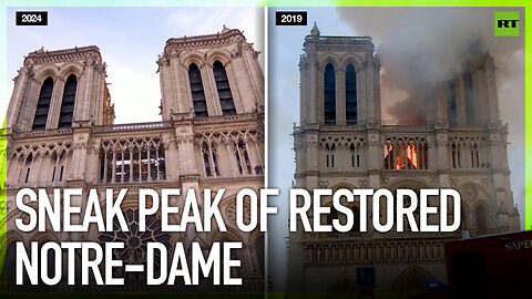 Sneak peak of restored Notre-Dame