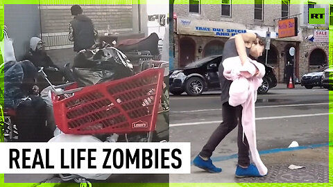 US drug city full of real life zombies