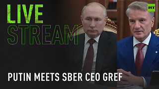 Putin meets Sber CEO Herman Gref