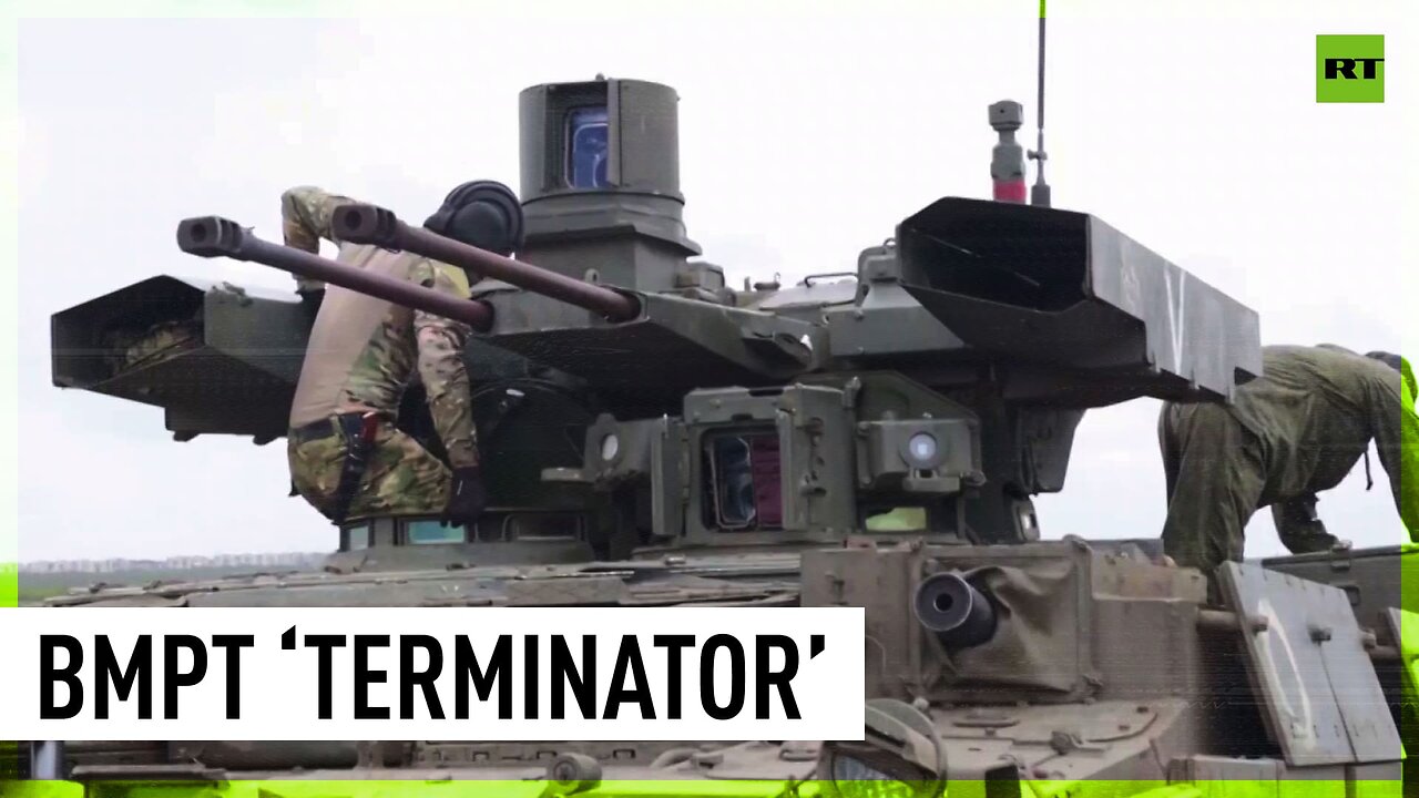 Mobilized troops, volunteers train on ‘Terminator’ combat vehicles and tanks