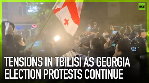 Tensions in Tbilisi as Georgia election protests continue