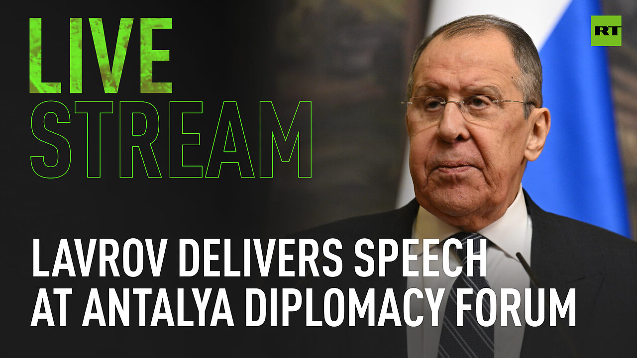 Lavrov delivers speech at Antalya Diplomaсy Forum