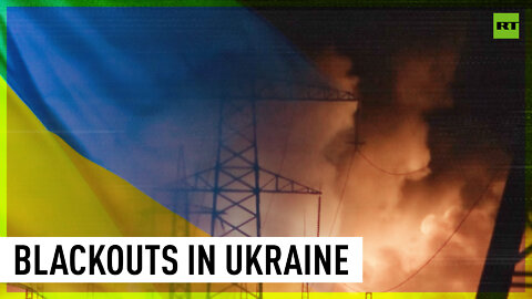 Blackouts reported across Ukrainian regions as power stations are hit