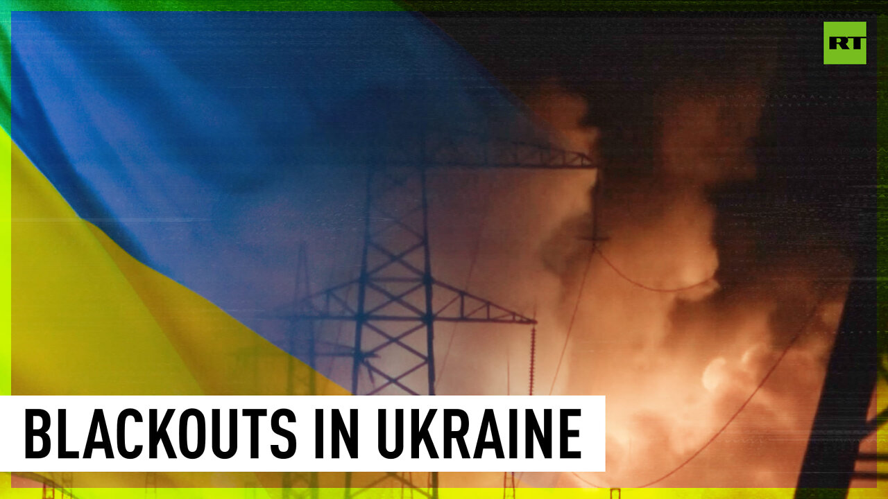 Blackouts reported across Ukrainian regions as power stations are hit