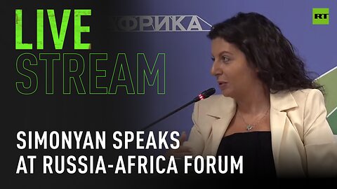 RT editor-in-chief Margarita Simonyan speaks at Russia–Africa Partnership Forum
