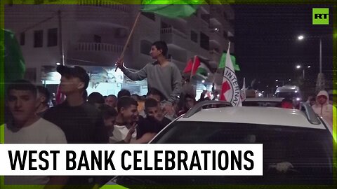 Palestinians rejoice in West Bank as they welcome prisoners released by Israel