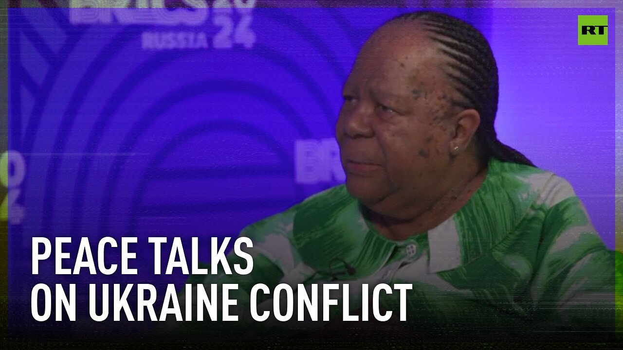 Peace talks on Ukraine conflict with Russia would be a theater - South African FM to RT