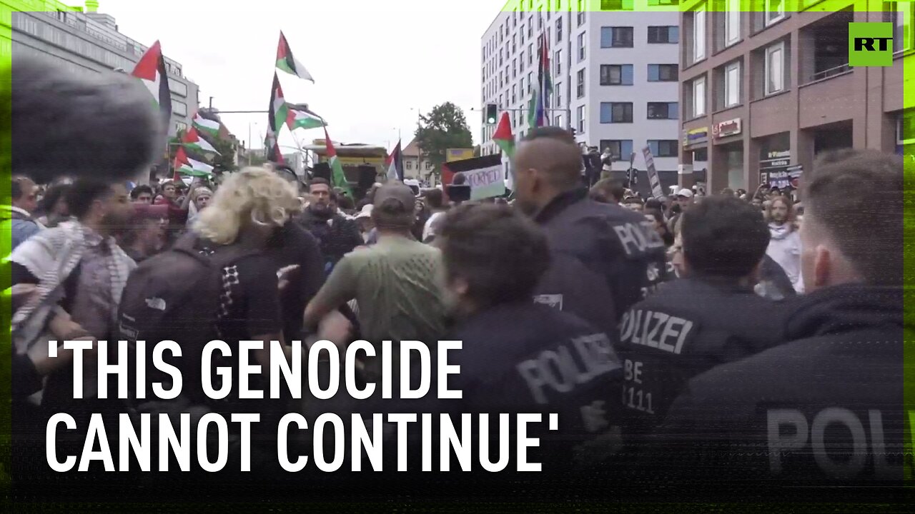 Fierce clashes at Berlin Nakba Day rally