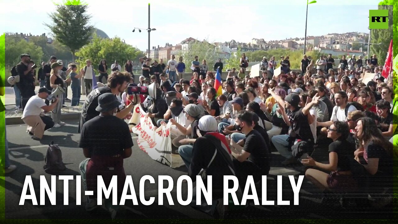 Thousands of anti-Macron demonstrators rally in Lyon over Barnier Appointment