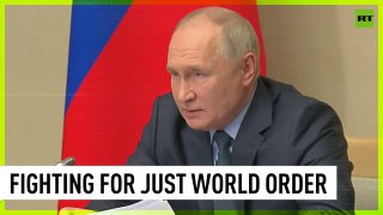 Russia is fighting for fair world - Putin