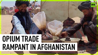 Opium sold in Afghan markets despite Taliban ban pledge