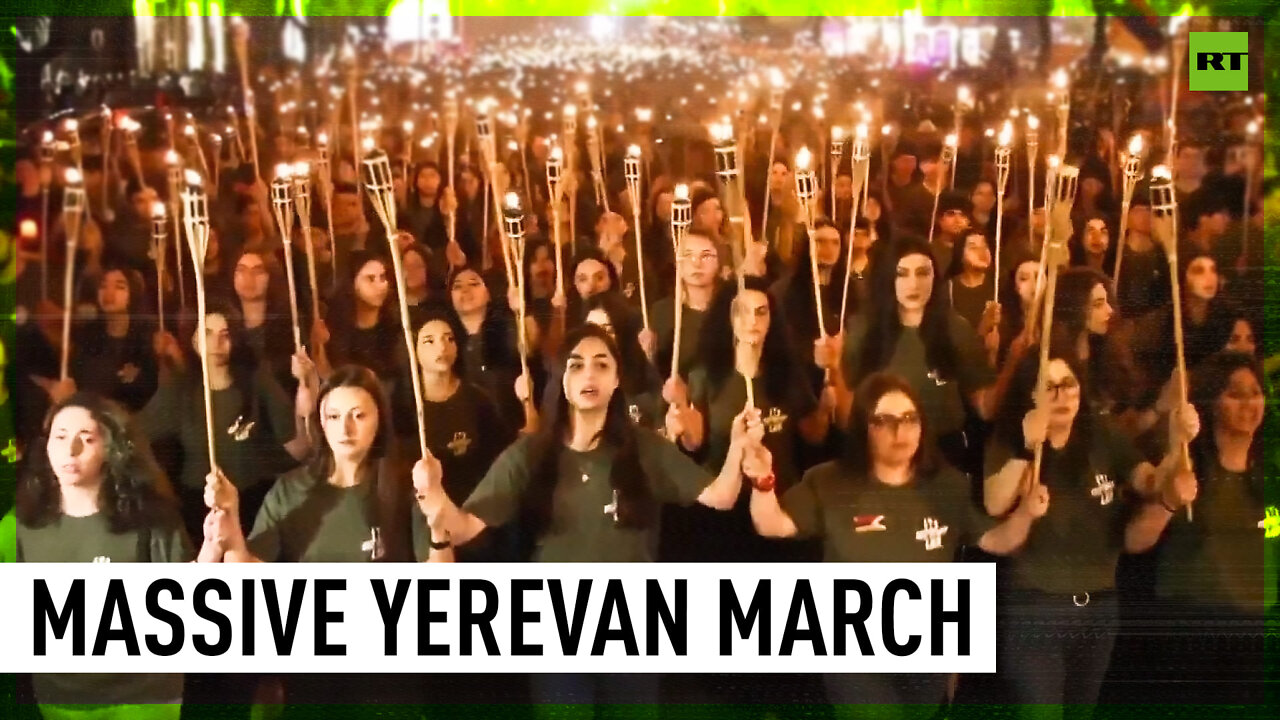 Armenian genocide 107th anniversary | Enormous commemorative demo in Yerevan and Stepanakert