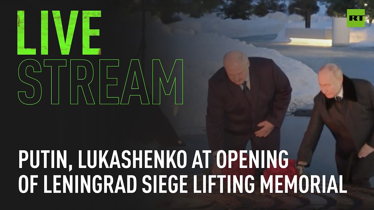 Putin, Lukashenko attend opening of memorial to lifting of Leningrad siege