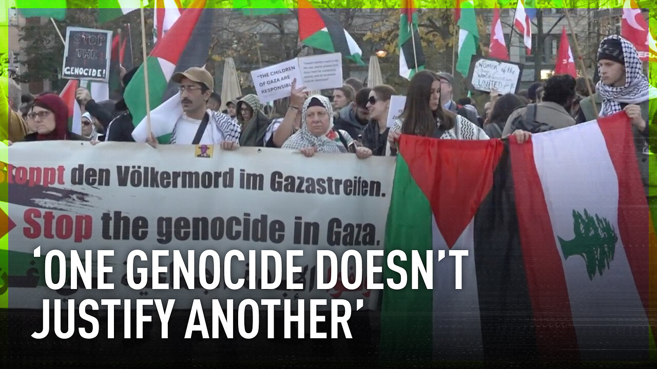 Pro-Palestine march held in Berlin as dozens call for ceasefire