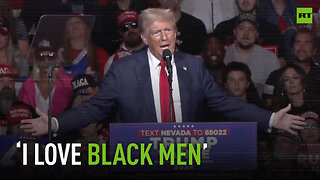 I have gone through the roof with Black men – Trump