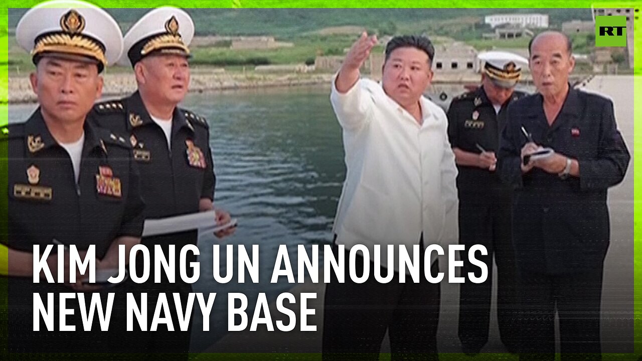 Kim Jong Un announces new navy base