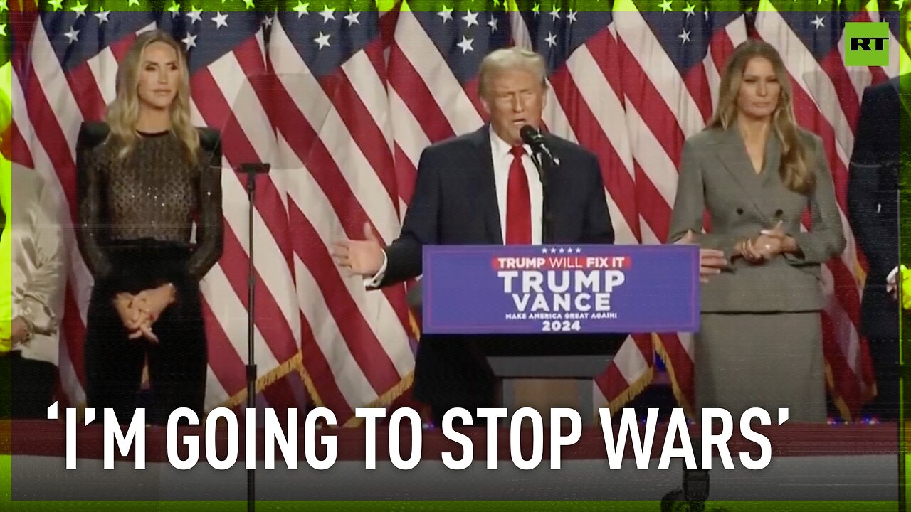 'I'm not going to start wars - I'm going to stop them' - Trump