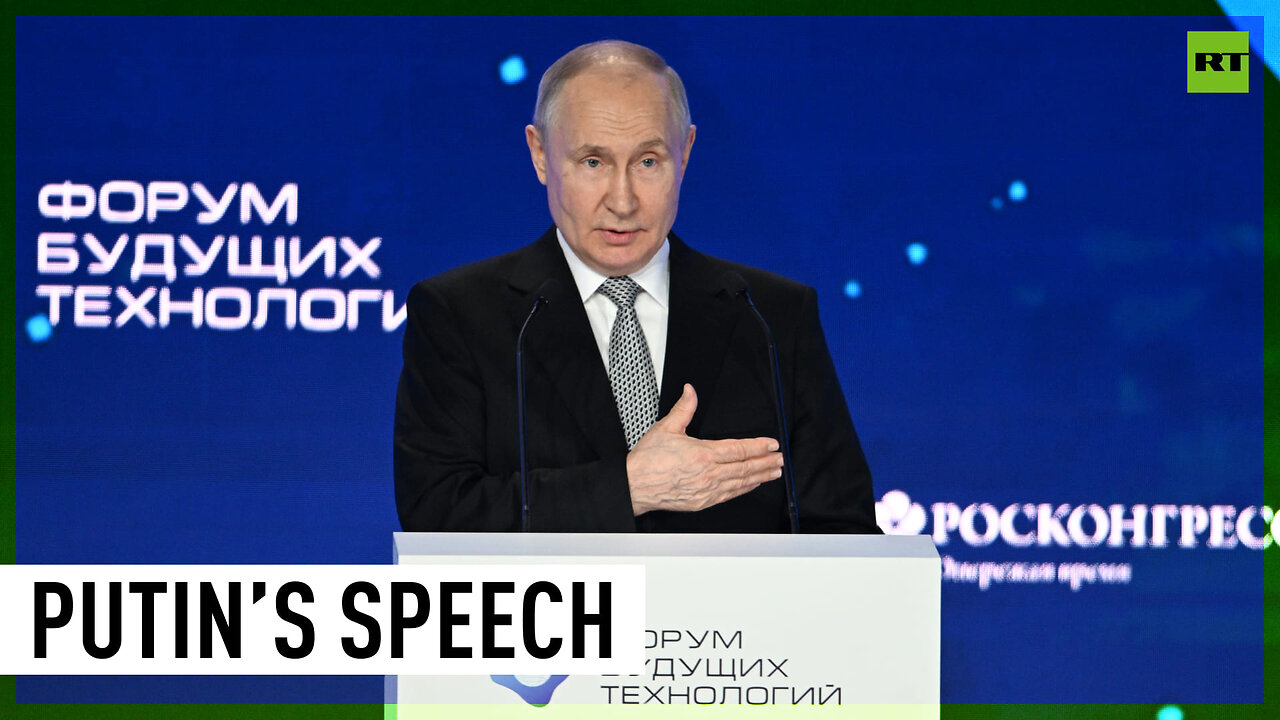 Putin speaks at Future Technologies Forum plenary session | FULL SPEECH