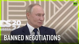 'It's ridiculous' - Putin on Ukraine halting negotiations