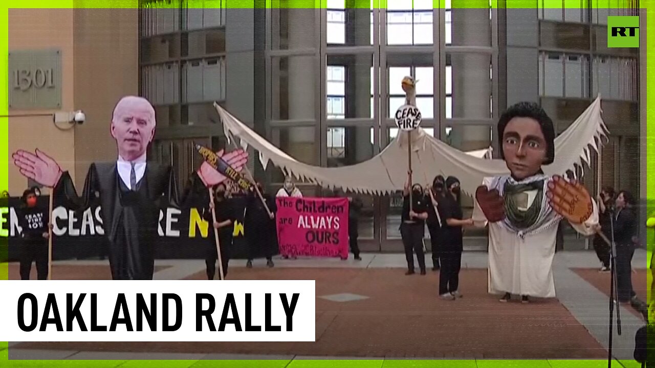 Oakland protesters decry Biden's Israel policy