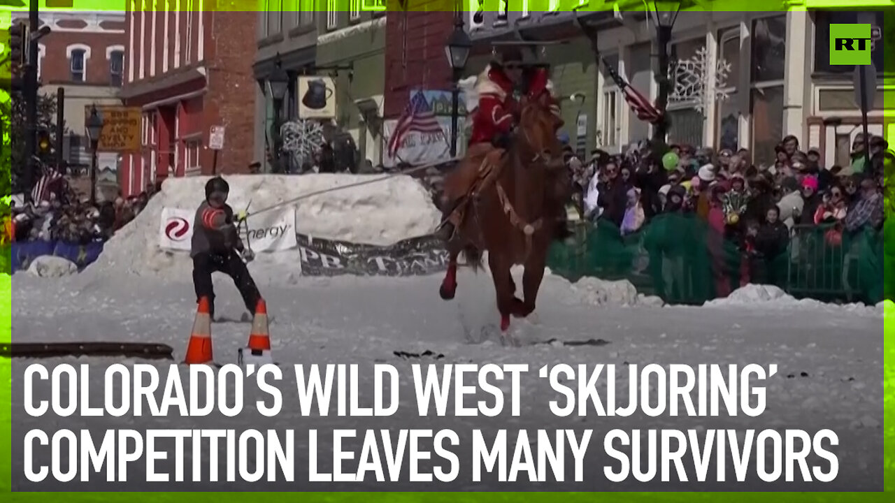 Colorado’s Wild West ‘Skijoring’ competition leaves many survivors