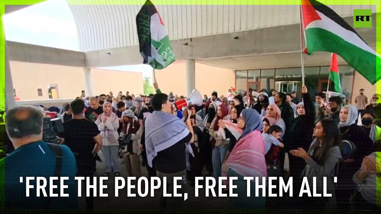 Activists cheer for students arrested at pro-Gaza protest in Dallas