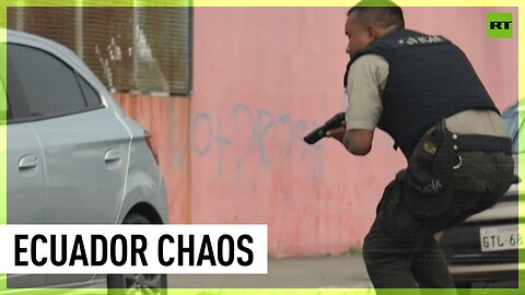 Gunfire, people run for their lives: Ecuador descends into gang violence and chaos