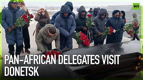 Pan-African delegates visit Donetsk