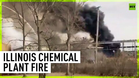 Massive fire engulfs Carus Chemical Plant in Illinois