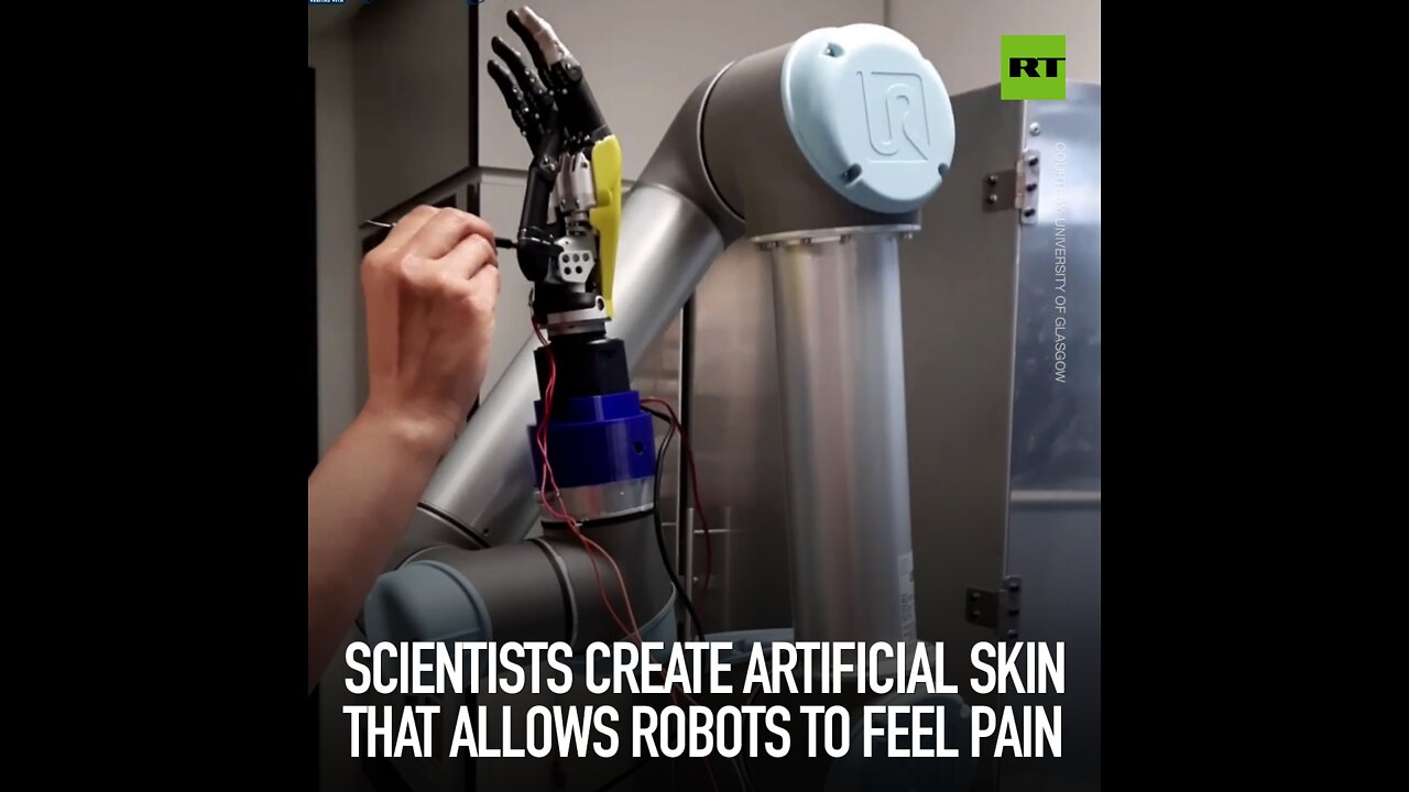 Scientists create artificial skin that allows robots to feel pain