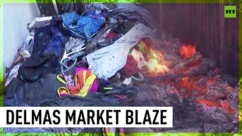 Haitian vendors despair over massive market fire