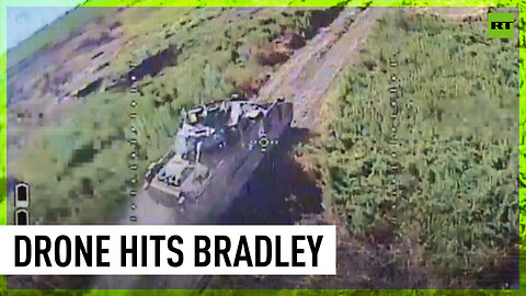 POV: Drone strikes US made M2 Bradley