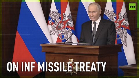 ❗️INF missile treaty no longer in force, due to US actions - Putin