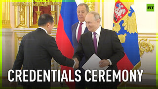 28 foreign ambassadors welcomed at Kremlin for formal ceremony