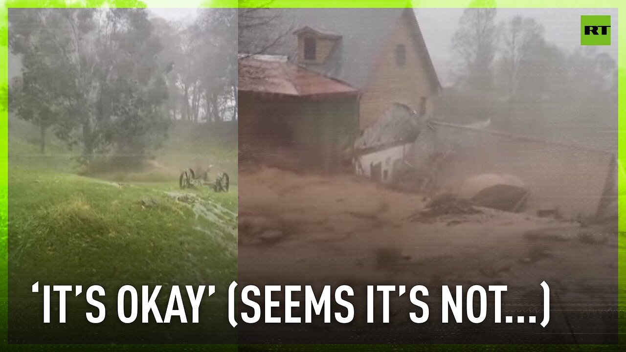 Violent mudslide tears through North Carolina home
