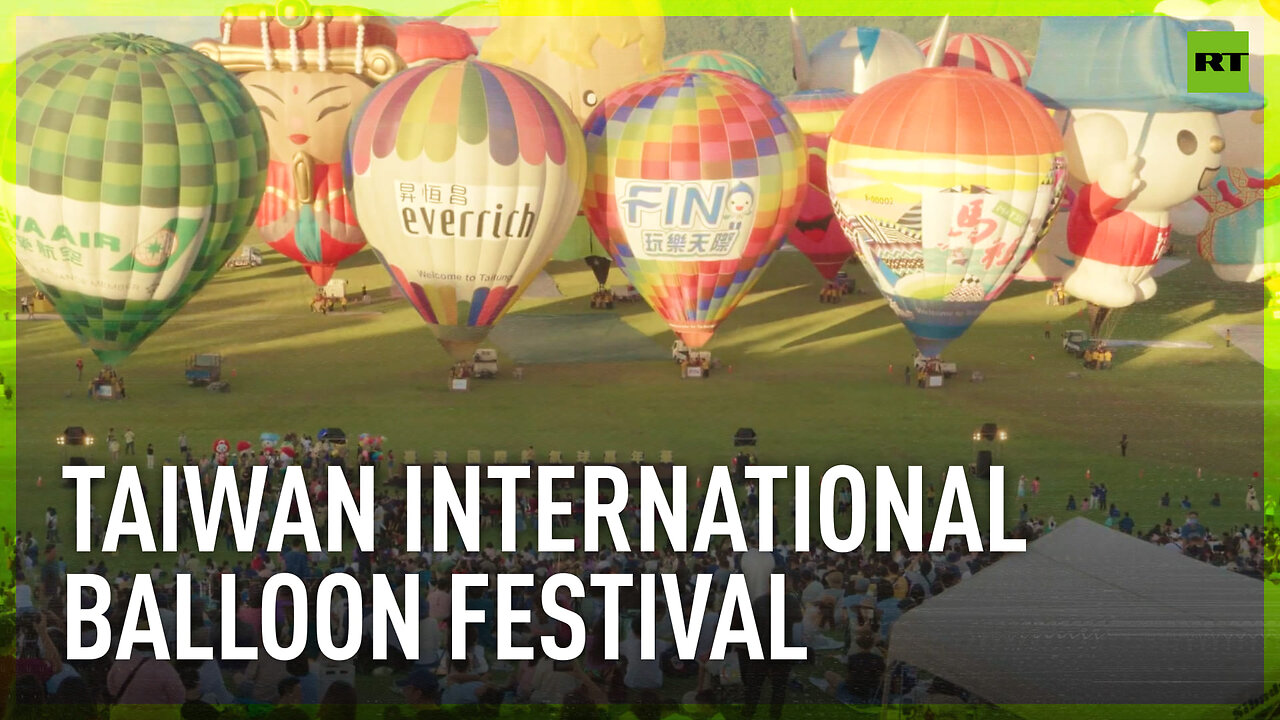 Taiwan International Balloon Festival kicks off in Taitung