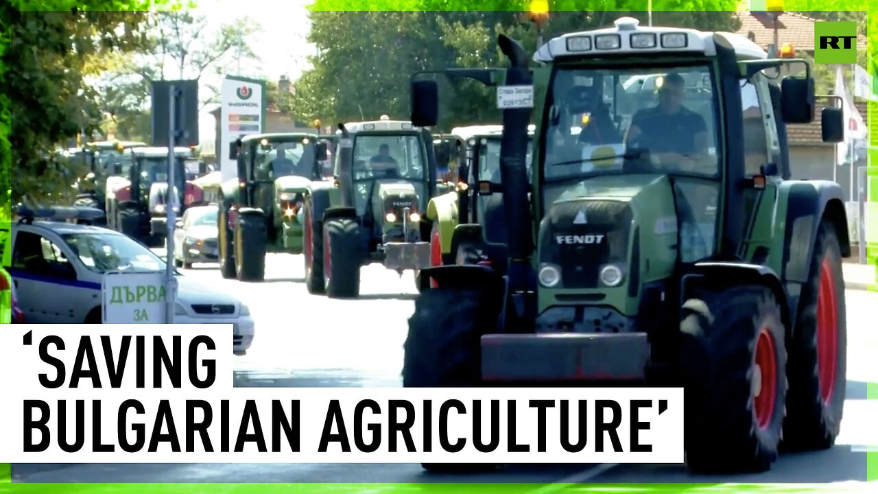 Bulgarian farmers protest lifting of Ukrainian grain ban