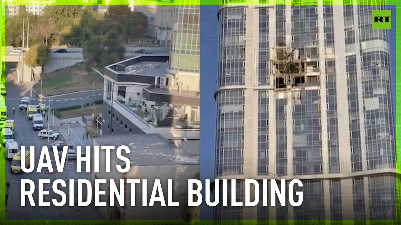 Ukrainian UAV hits residential building in Saratov, Russia